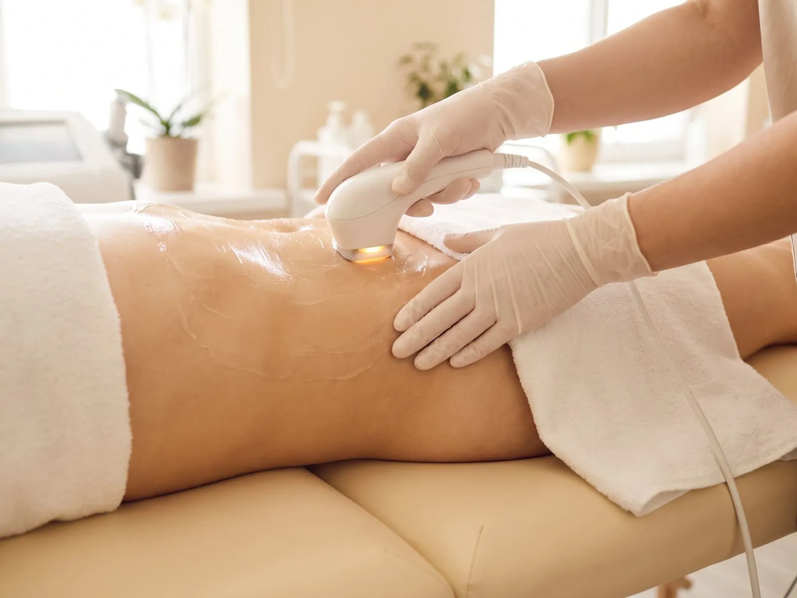 Fotona TightSculpting laser body contouring session in progress at Medrein Health in Southlake, TX